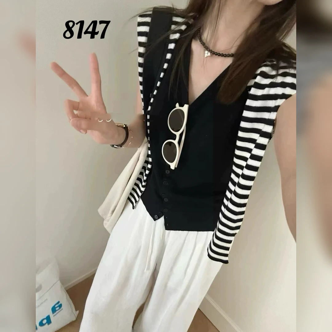 8147（部分无水洗唛，介意慎拍）SANFAN新款针织开衫