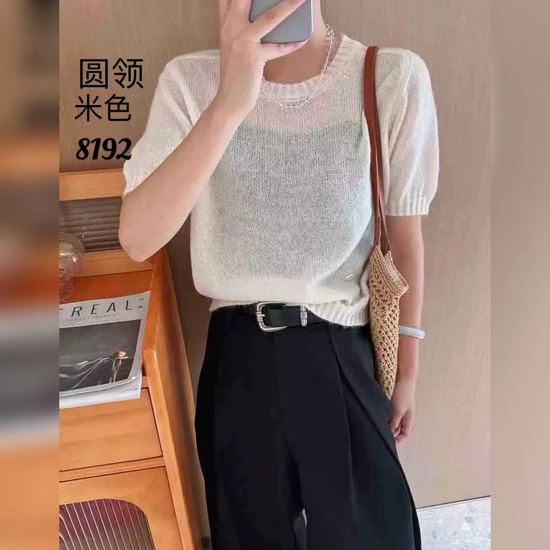 8192（部分无水洗唛，介意慎拍）SANFAN新款针织衫