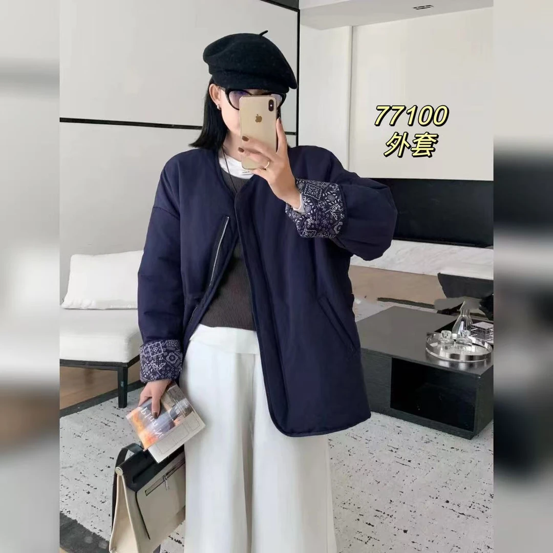 77100（部分无水洗唛，介意慎拍）SANFAN新款棉服外套