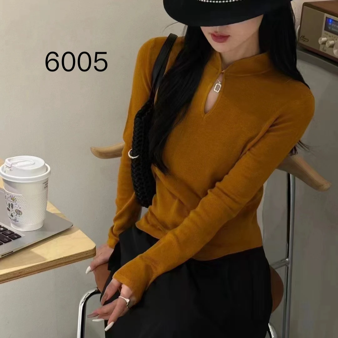 6005  （部分无水洗唛，介意慎拍）SANFAN新款针织衫