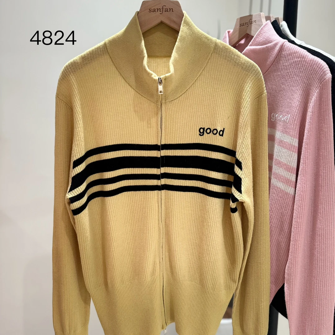 4824（部分无水洗唛，介意慎拍）SANFAN新款针织衫
