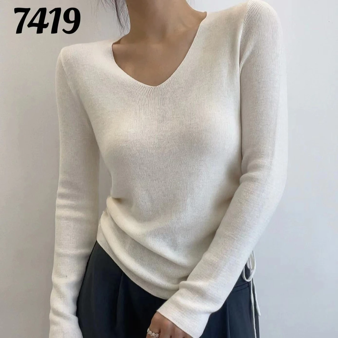 7419（部分无水洗唛，介意慎拍）SANFAN新款针织衫