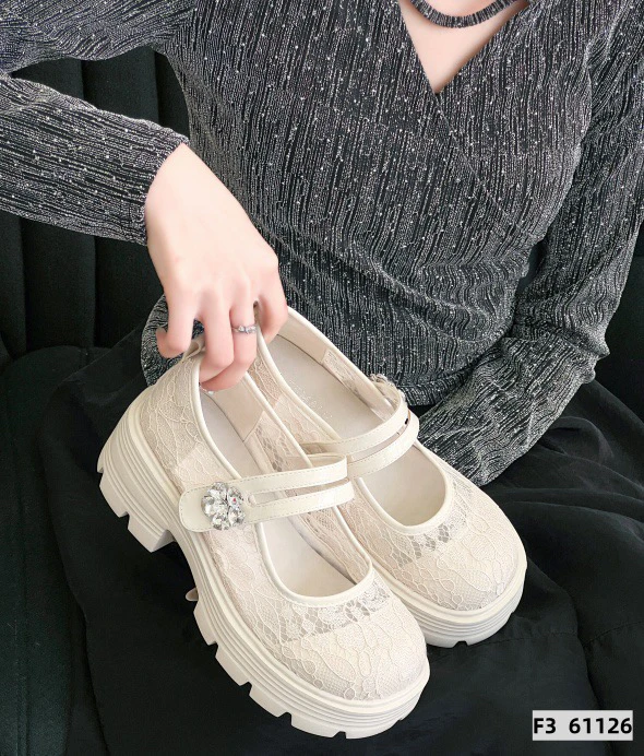 单鞋百搭夏季复古圆头乐福鞋玛丽珍鞋