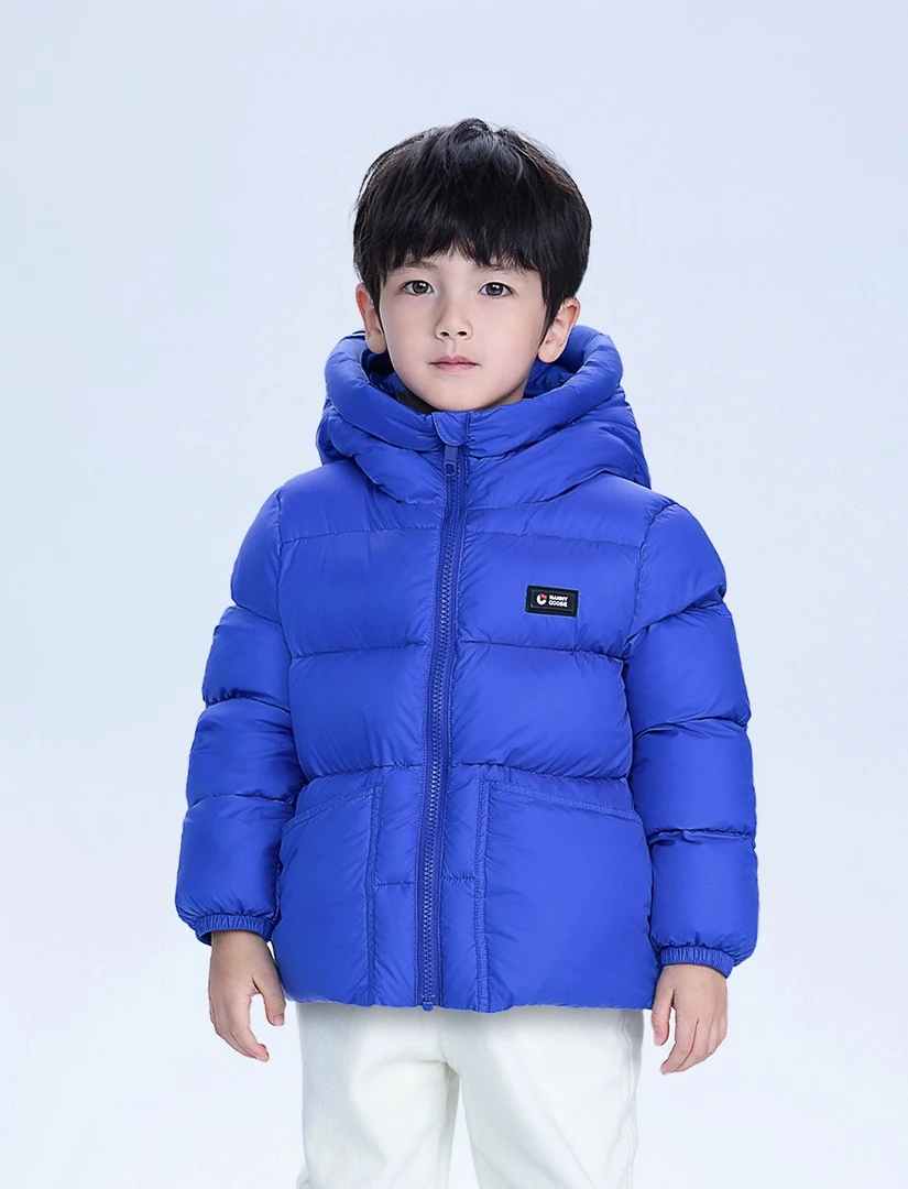 儿童羽绒服亲肤加厚白鸭绒短款童装外套