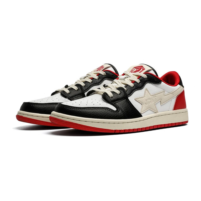 【小苏专属】猿人头新款经典时尚女鞋拼色休闲百搭情侣板鞋24018