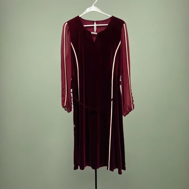 A109连衣裙女2024秋季新款洋气时髦收腰显瘦大码裙子潮H8