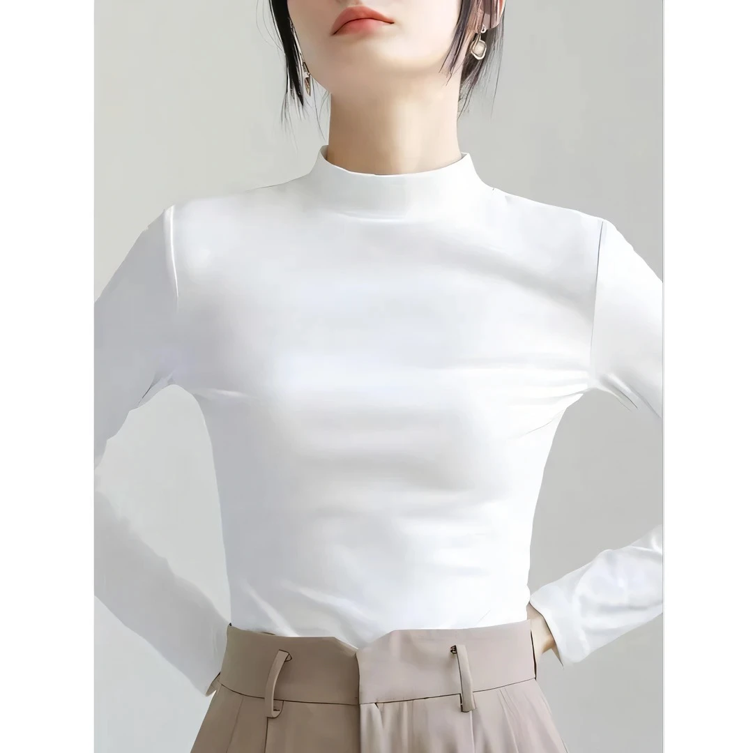 纯色打底秋冬毛衣上衣