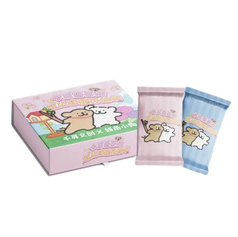 团团【吃吃】千寻文创 线条小狗动漫收藏卡牌盲盒 默认代拆