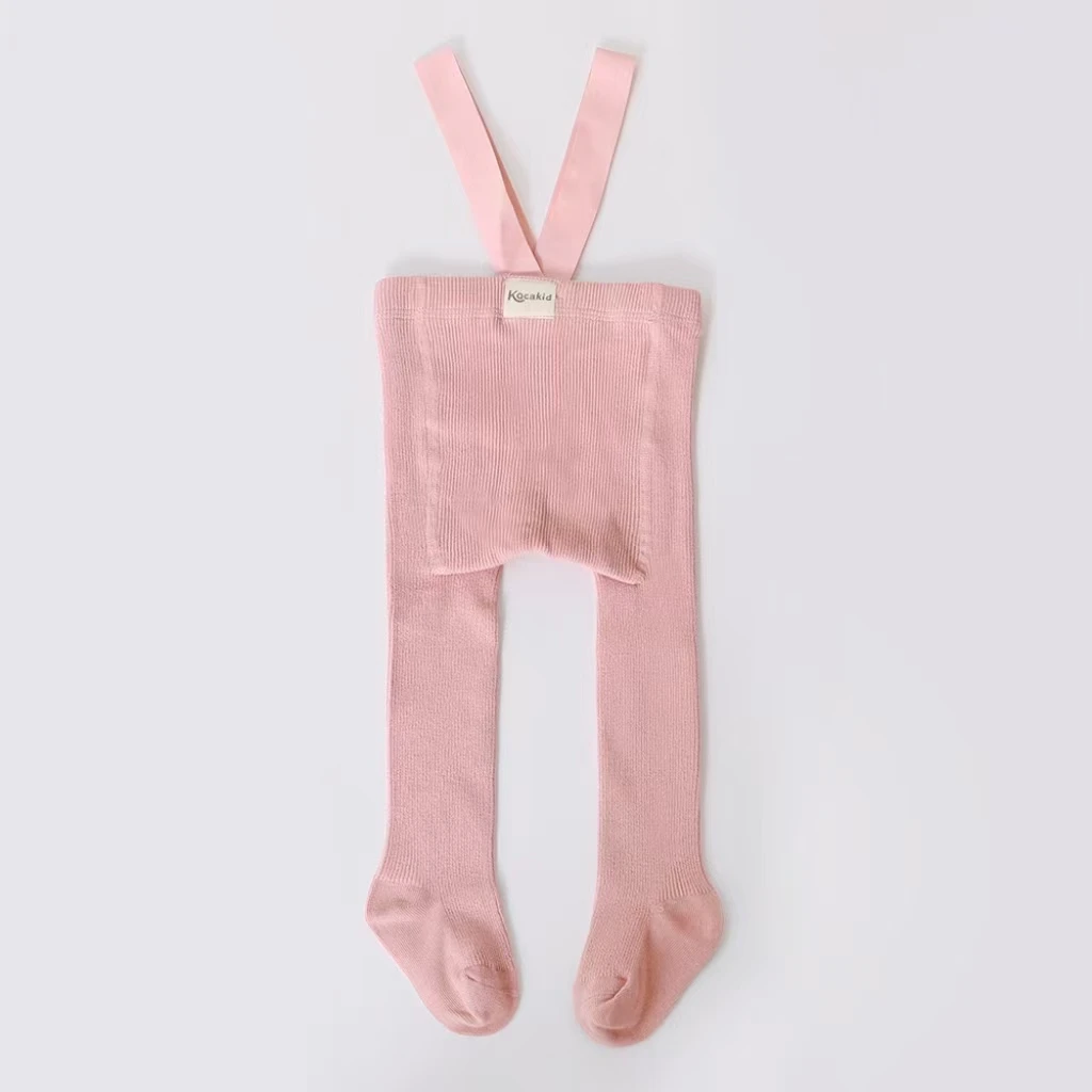 春秋季护肚儿童连裤袜男女童婴儿举重背带裤宝宝婴幼儿打底裤袜