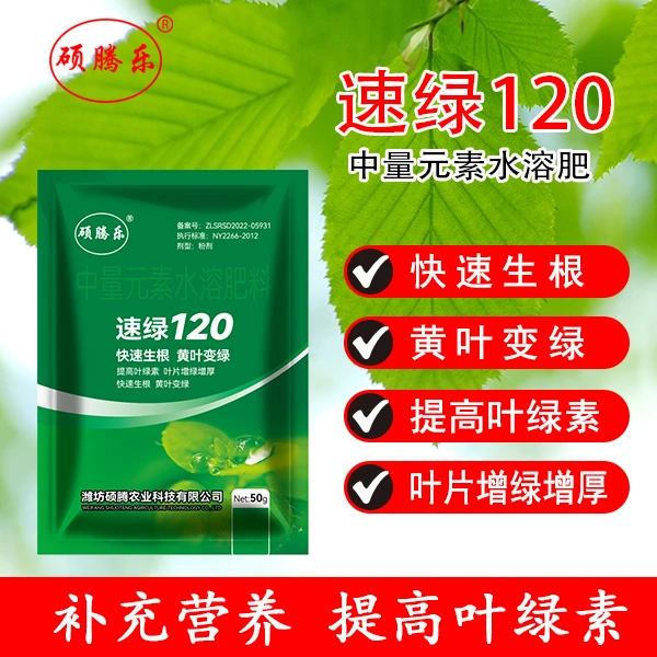 速绿120肥料叶绿素植物叶面肥快速生根黄叶变绿植株绿萝水溶肥