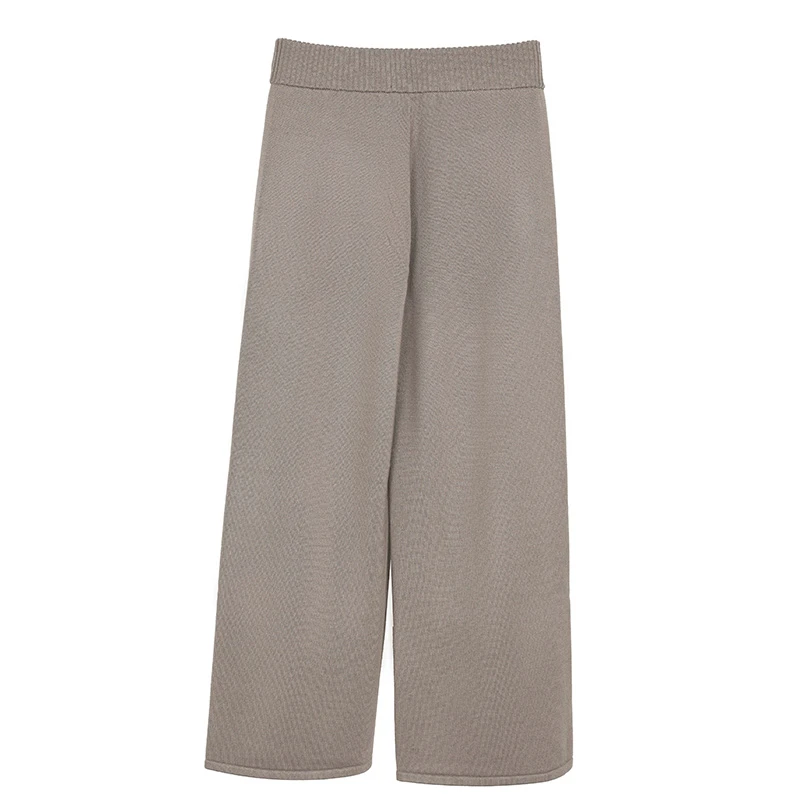 无缝针织阔腿裤LM6665
