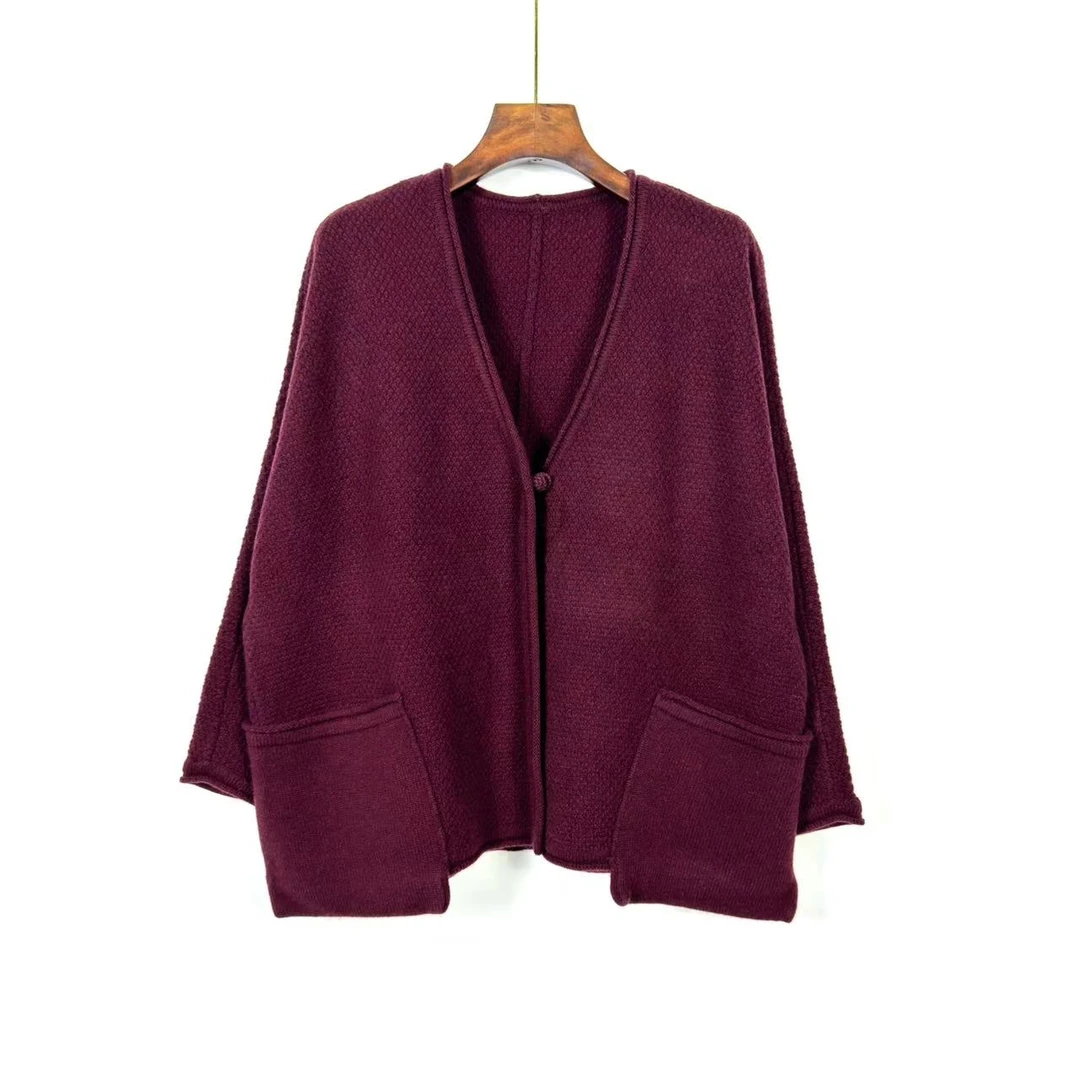 朱总原创设计7882新款时尚毛衣开衫