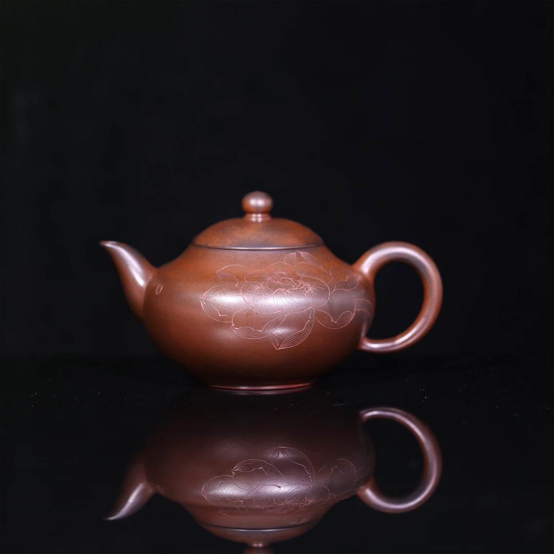 宜兴紫砂壶王金川合欢壶原矿大红袍柴烧纯全手工名家茶壶茶具