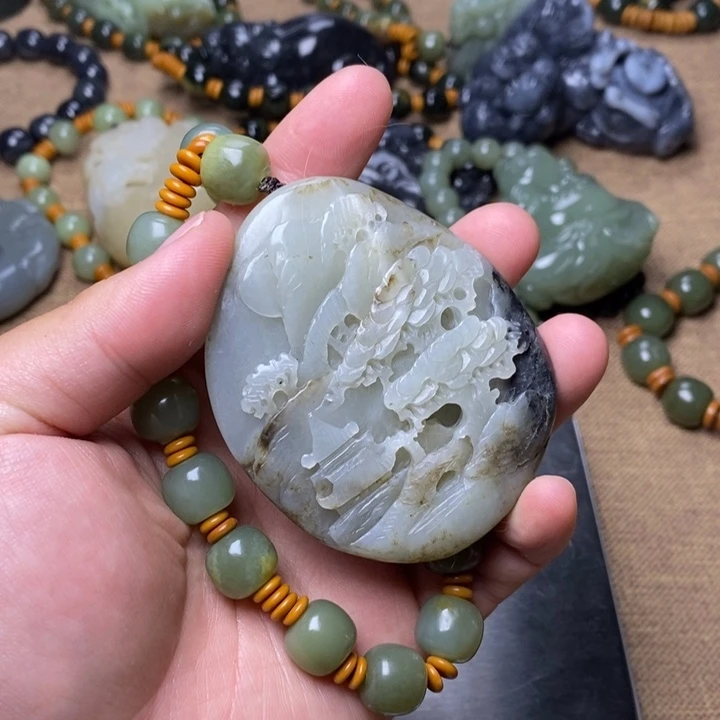 和田玉把件未镶嵌