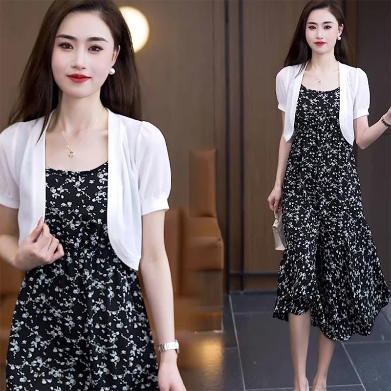 2025时尚轻薄简约开衫夏季新款短袖气质显瘦百搭韩版防晒清凉披肩