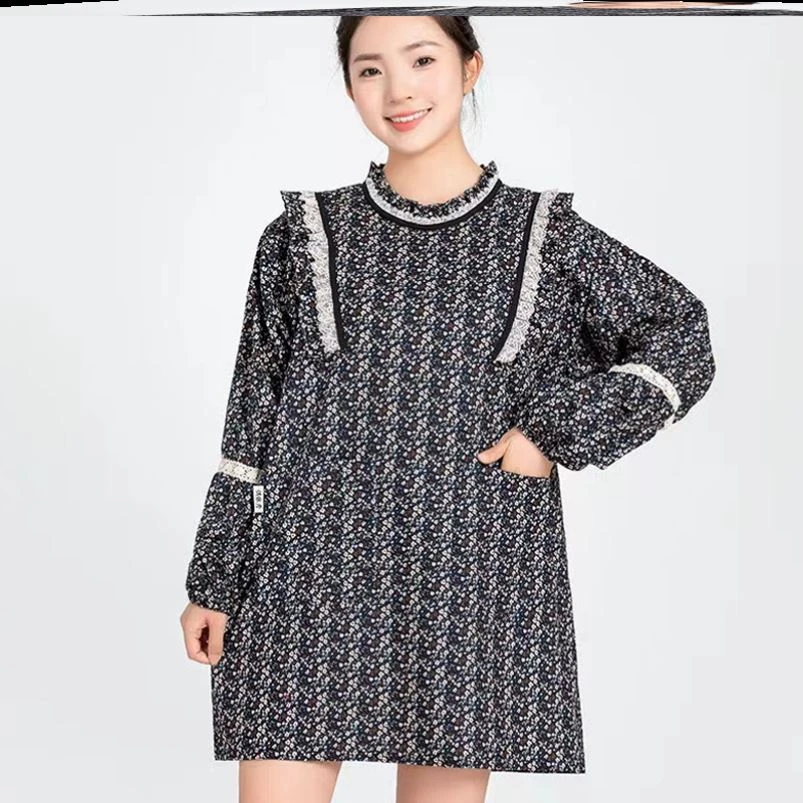 围裙厨房家用2024新款上班专用工作服时尚女洋气烧饭穿的罩衣日式