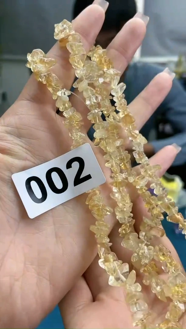 【闪购商品】水晶原石链半成品/002未镶嵌黄水晶多样性发一件