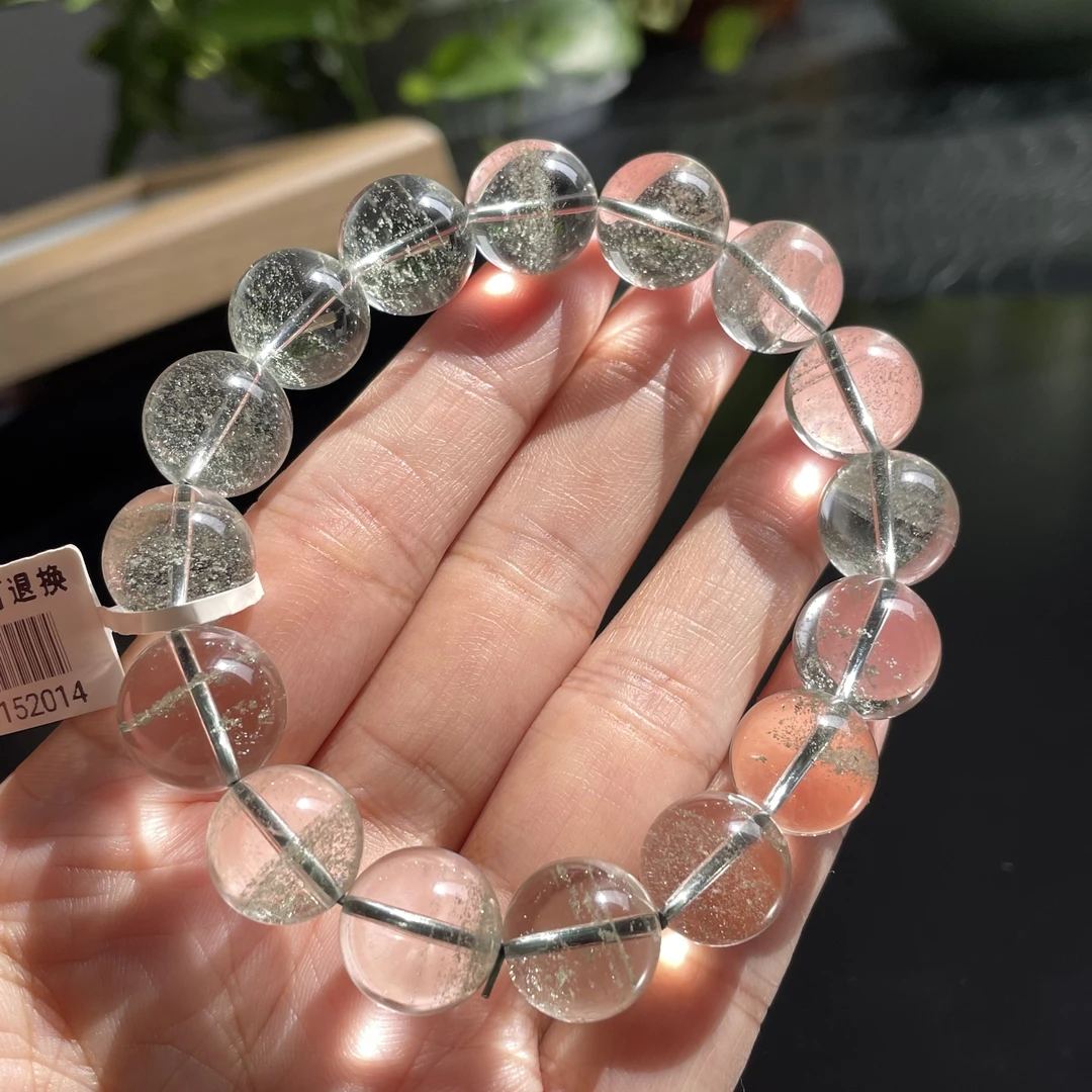 JX-199天然巴西绿幽灵手链千层手串绿色水晶男女款多样性发一件