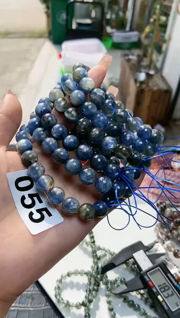 【闪购商品】水晶手链10+/055未镶嵌蓝晶多样性发一件