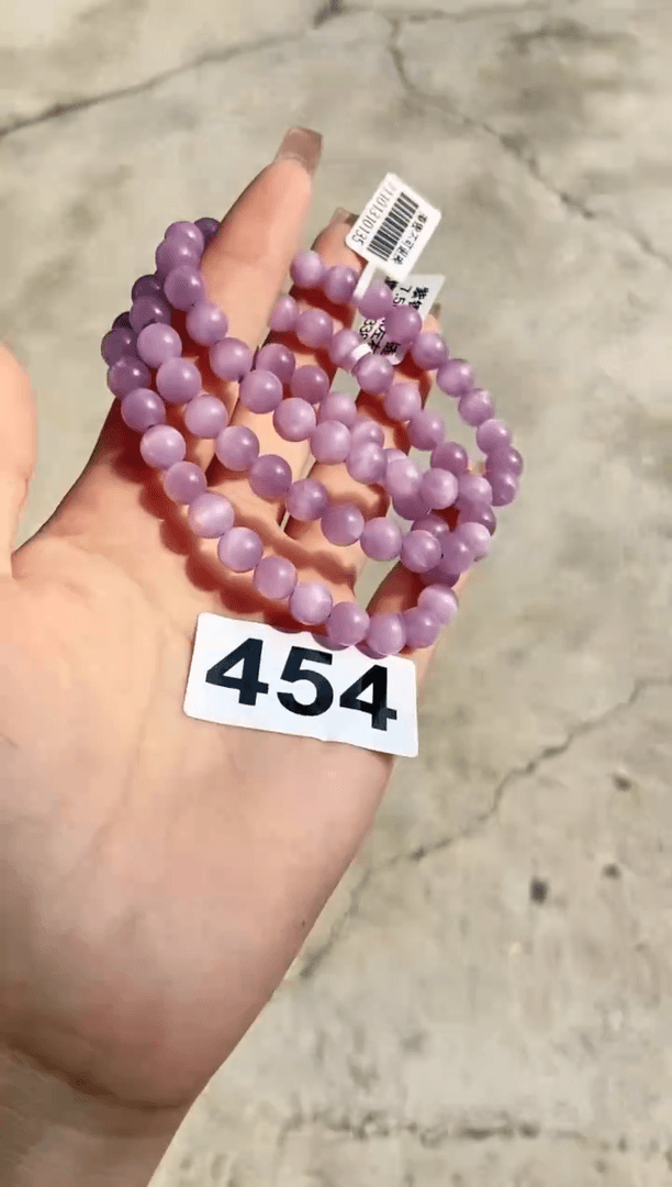 【闪购商品】锂辉石手链7.5±/454未镶嵌紫锂辉多样性发一件