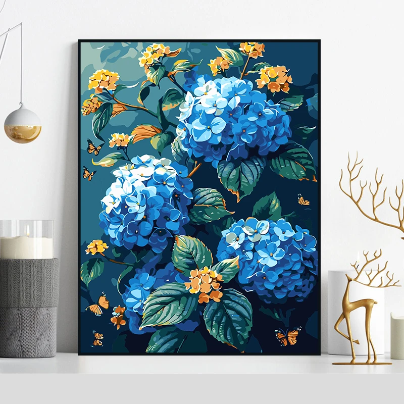 【笔尖故事】贯美DIY数字油画手绘风景花卉治愈丙烯画唯美装饰画画