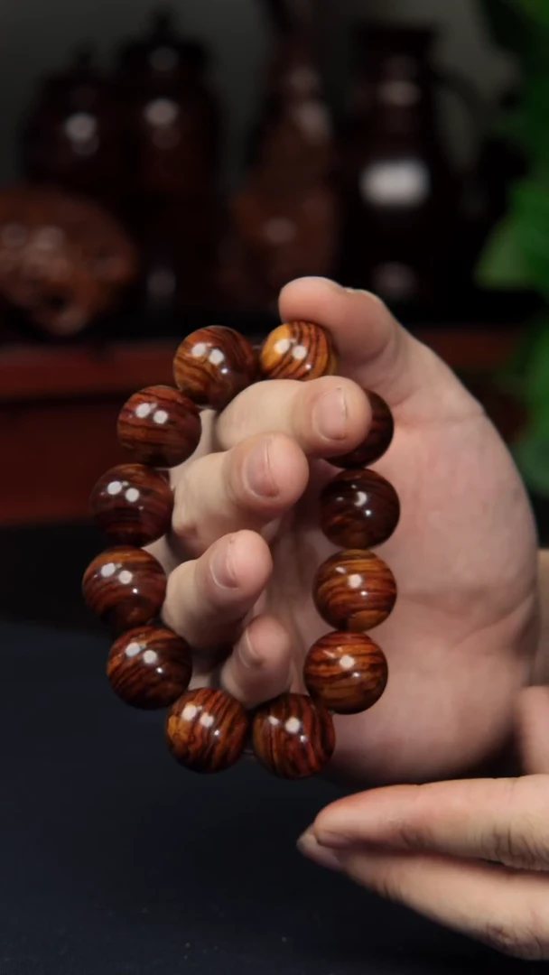 【闪购商品】降香黄檀手串/手链·2.0虎皮多样发一