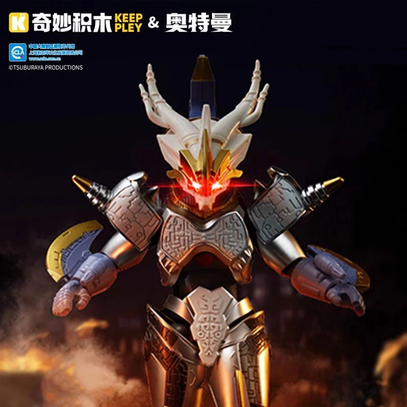 积木keeppley德凯超甲英雄积木人捷德儿童可动关节人偶