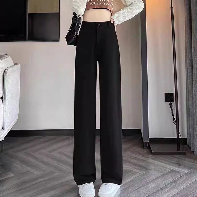 1309黑色时尚休闲百搭窄版西装裤（下身偏胖的卡码要往大一码拍）