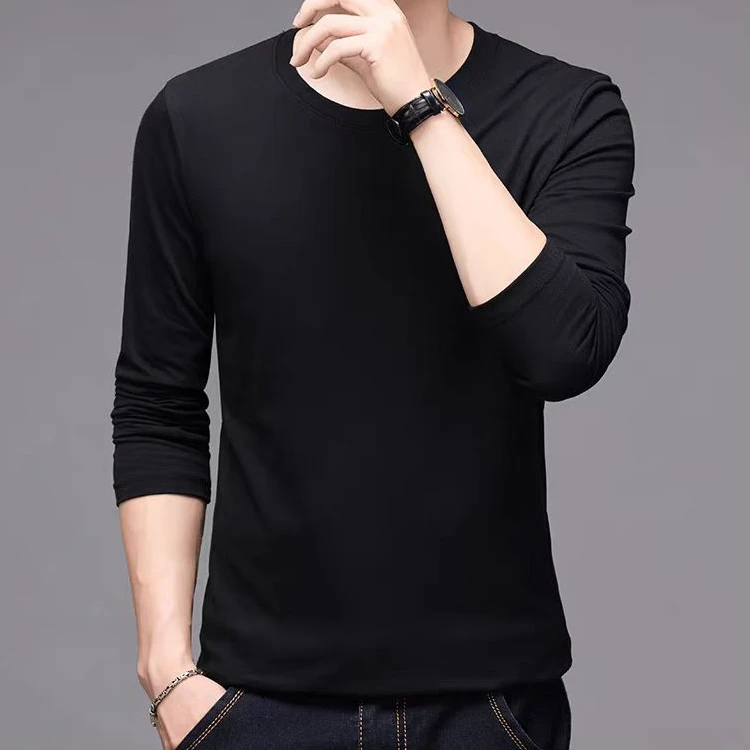 1260时尚百搭休闲男士长款T恤