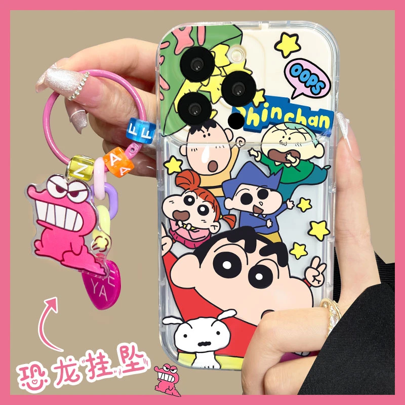 【翻盖镜子壳】向日葵班手机壳iPhone13翻盖镜框壳苹果15pro蜡笔