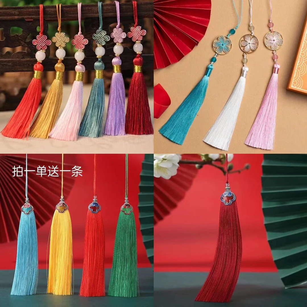 【三宝家】中国风流苏金属冒加中国节古风吊穗汉服配饰挂件