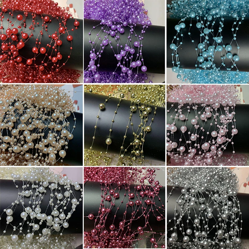 【泽宝辅料】新款七彩满天星珠链手工DIY连线珠手工材料