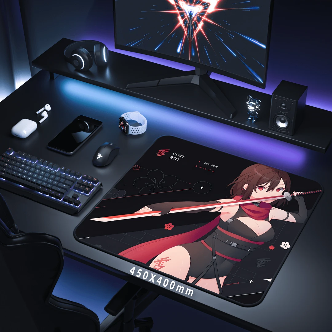 VAXEE YUKI鼠标垫复刻电竞游戏桌垫专为瓦罗兰特CSGO细面FPS定制
