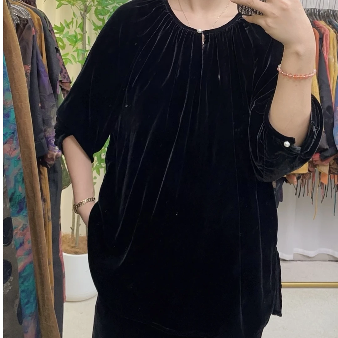 云娘工坊丨丝绒流浪服上衣