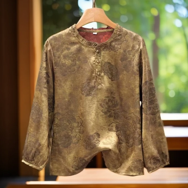 301新款时尚百搭气质减龄女士上衣