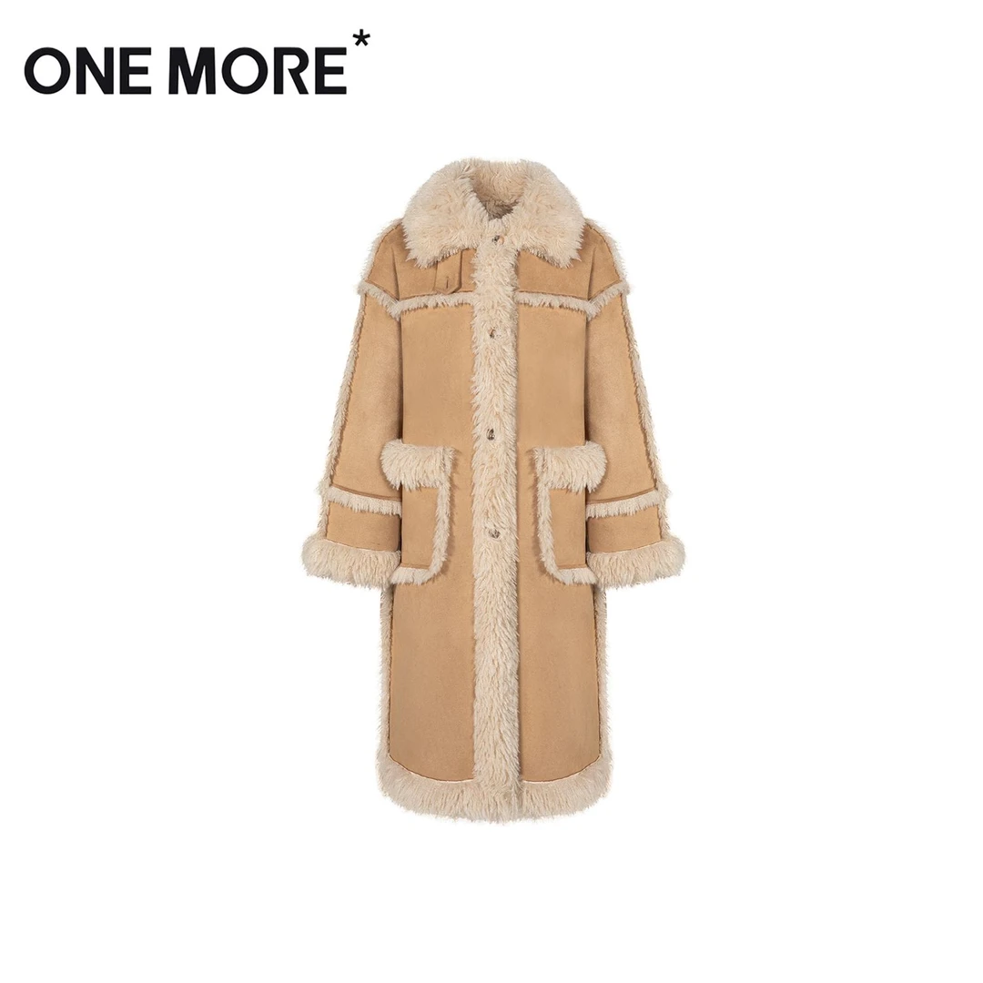 ONEMORE*2024秋冬时尚设计师长款女士加厚外套A1DA4473K31