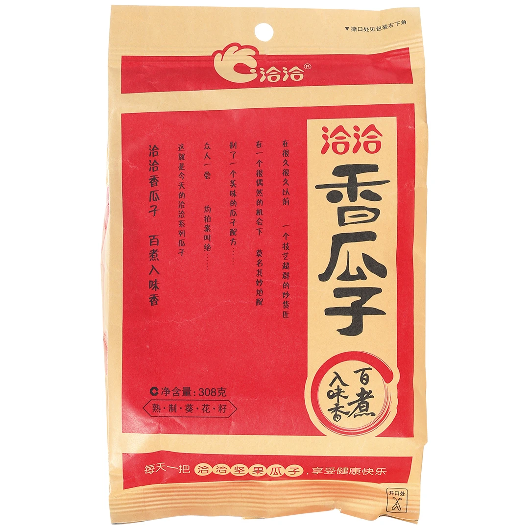 洽洽 香瓜子308g/袋(百煮 入味香) 熟制葵花籽 休闲零食坚果炒货