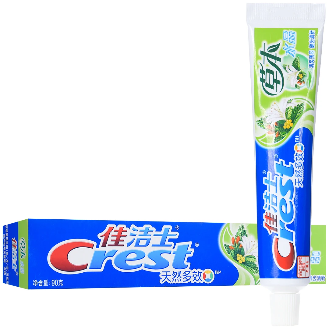 Crest/佳洁士草本水晶牙膏90g 清爽薄荷香型 健齿清新
