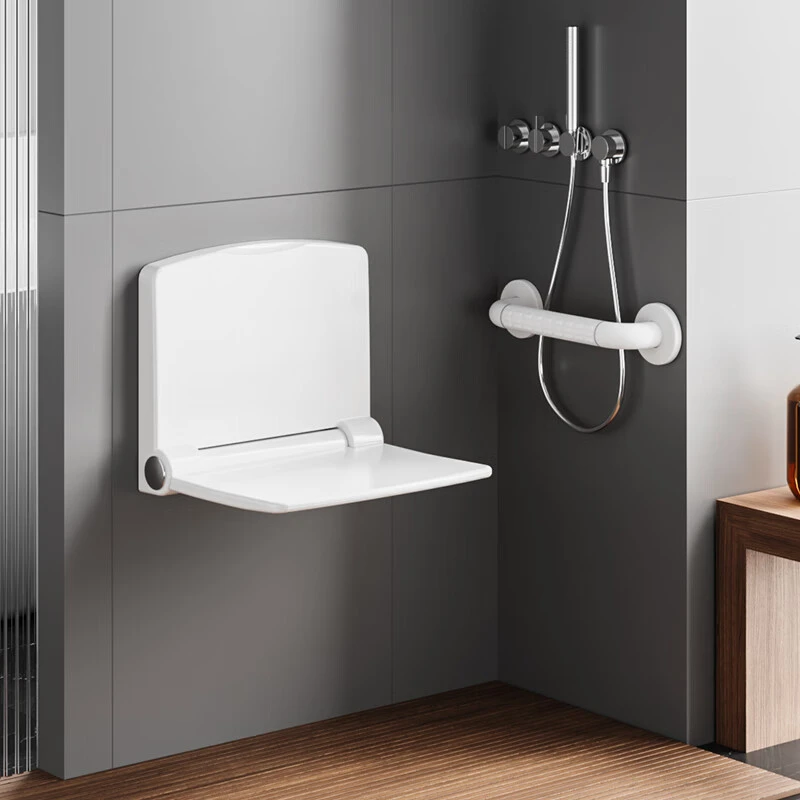 浴室折叠凳卫生间玄关老人洗澡凳沐浴壁挂座椅换鞋凳坐凳防滑靠墙