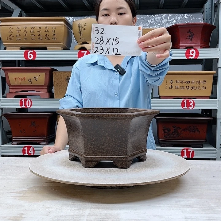紫砂花盆紫砂花盆