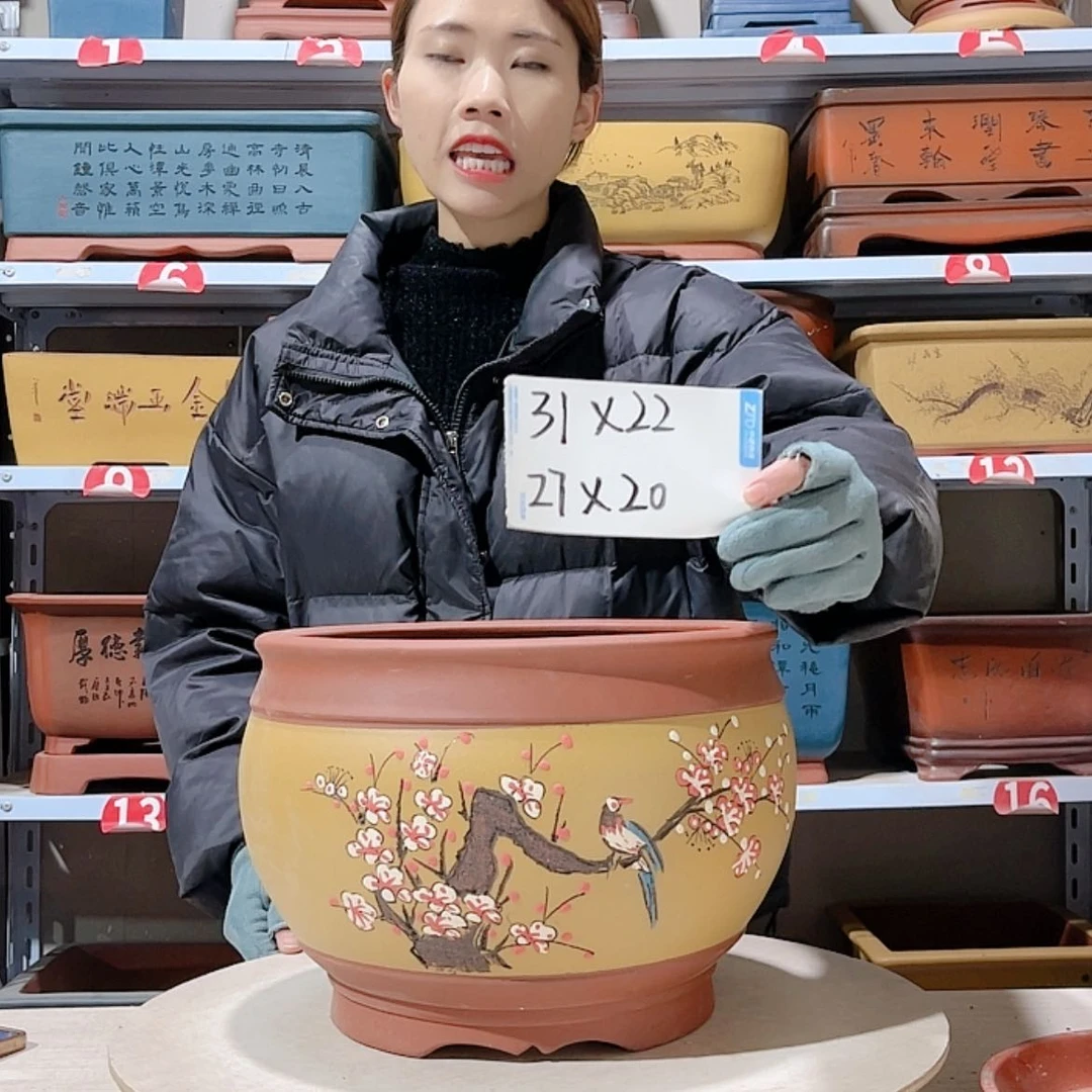 【闪购商品】紫砂花盆
