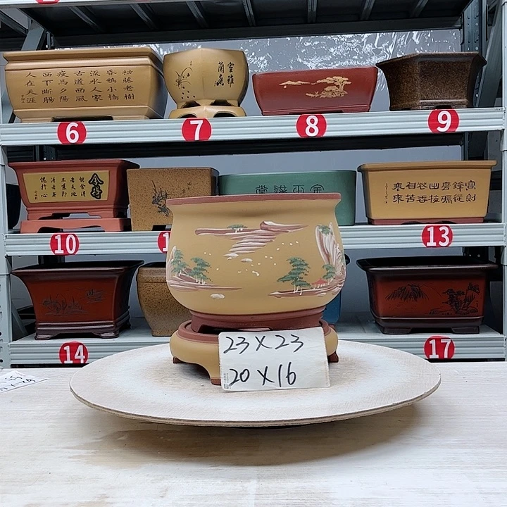 紫砂花盆紫砂花盆