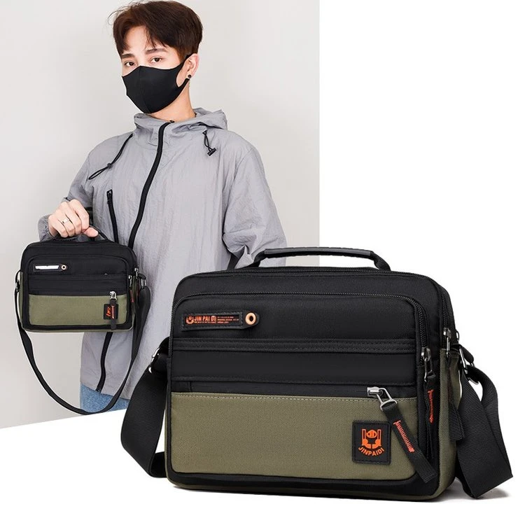 单肩斜挎包轻便舒适拉链斜挎包简约防水百搭多功能时尚潮流09119