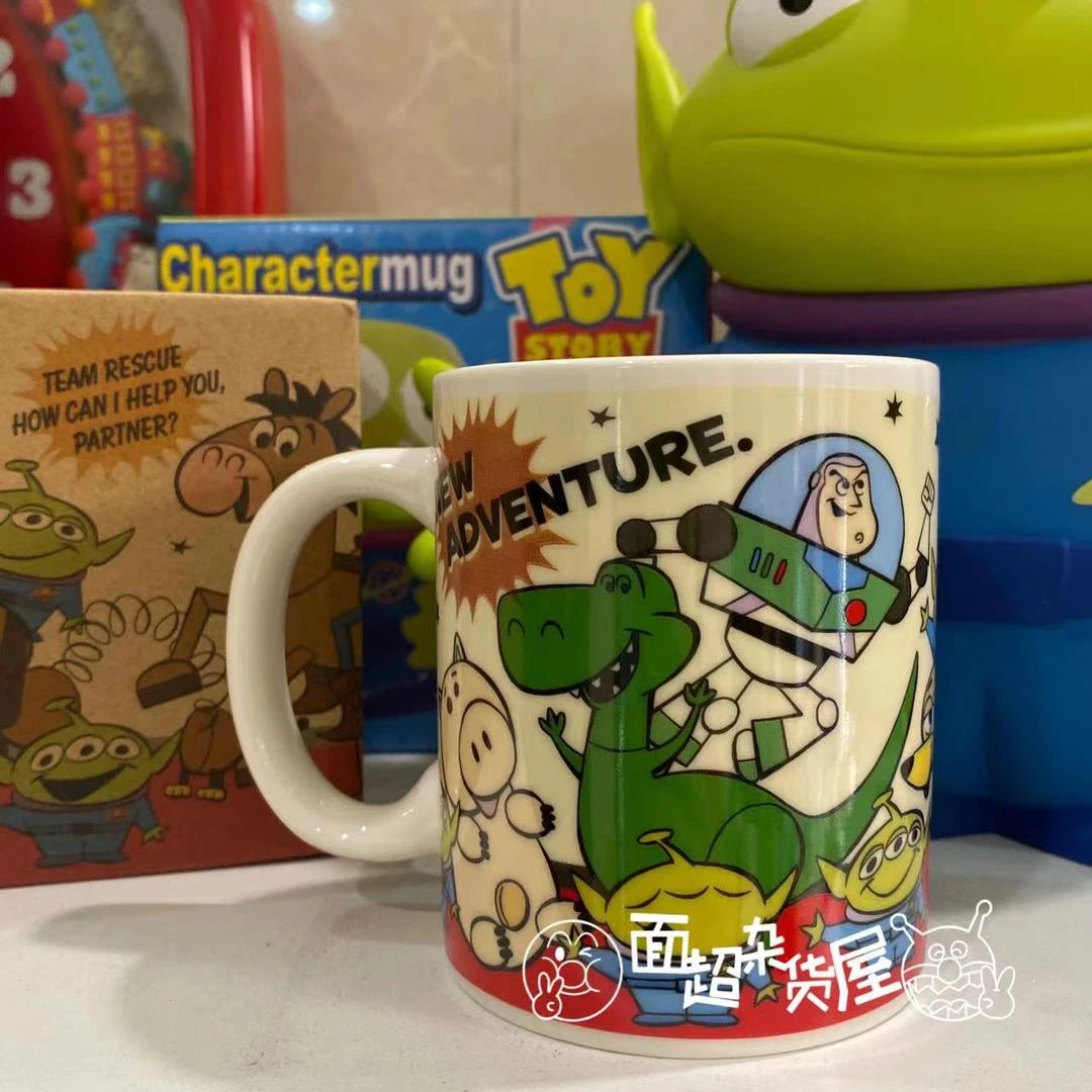 玩具总动员三眼仔巴斯光年胡迪陶瓷杯马克杯水杯牛奶杯280