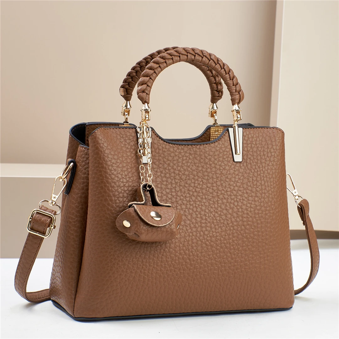 大容量高档外贸女士包2024夏季新款潮简约时尚大气斜挎单肩斜挎包