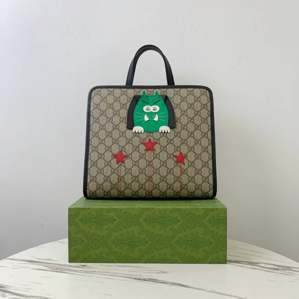 99新 GUCCI/古驰 SZ/古驰儿童拖特包/20714