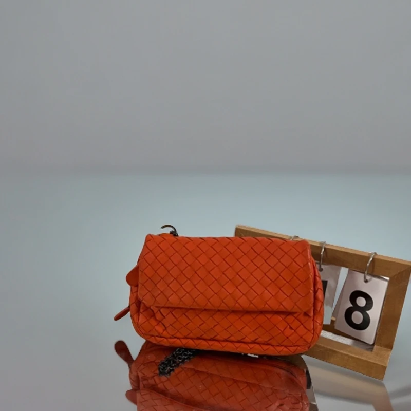 95新 BOTTEGA VENETA/葆蝶家 Bv经典编织链条包 鱼鱼的包
