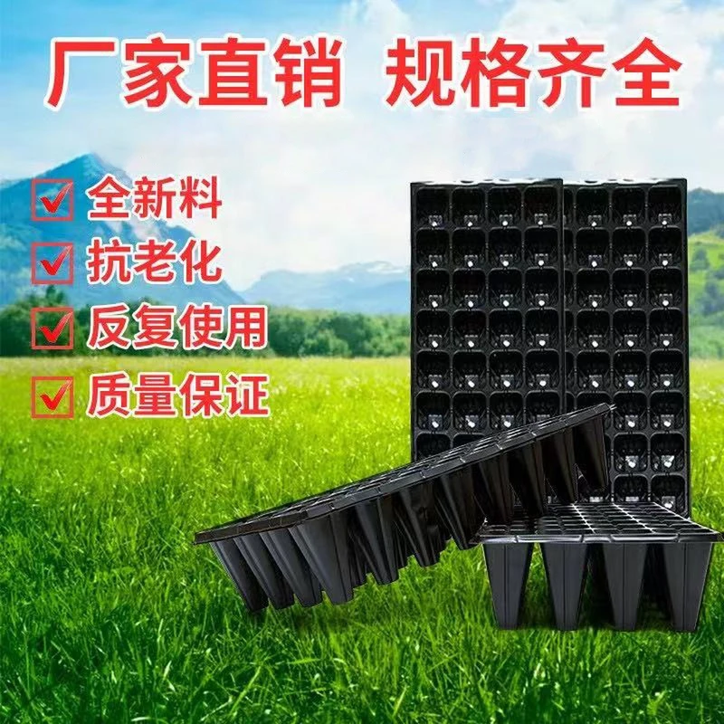 标准规格育苗穴盘（黑蓝两色随机发，介意勿拍）[慧]