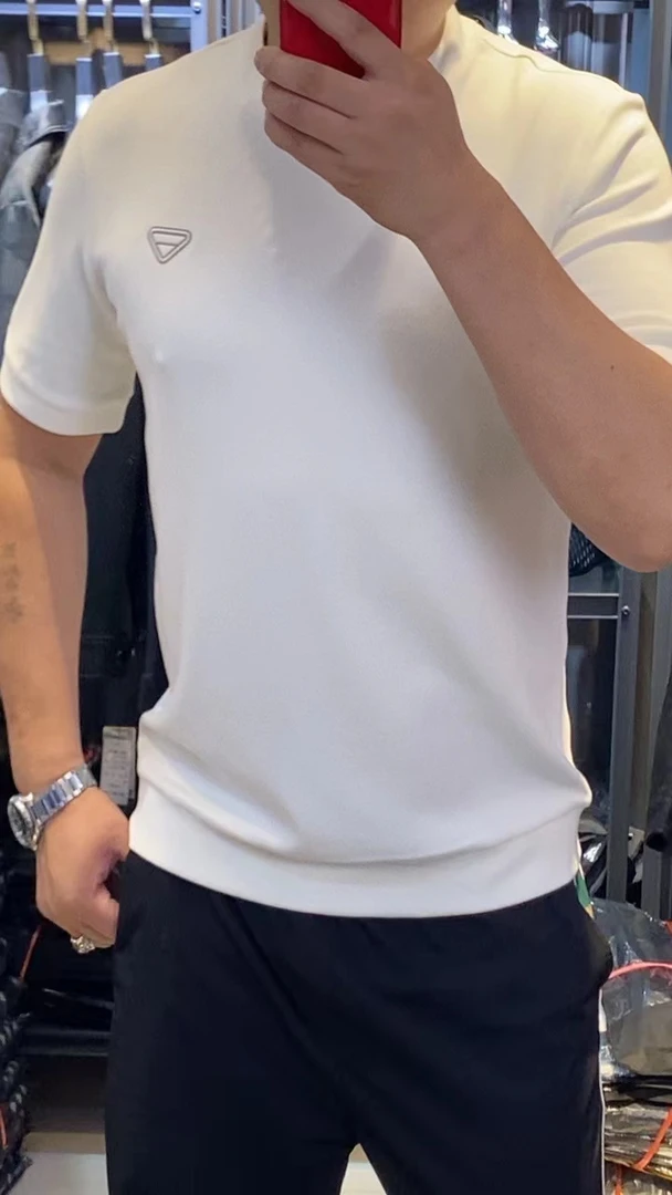 2024秋冬季高品质男士新款净版短袖 8118