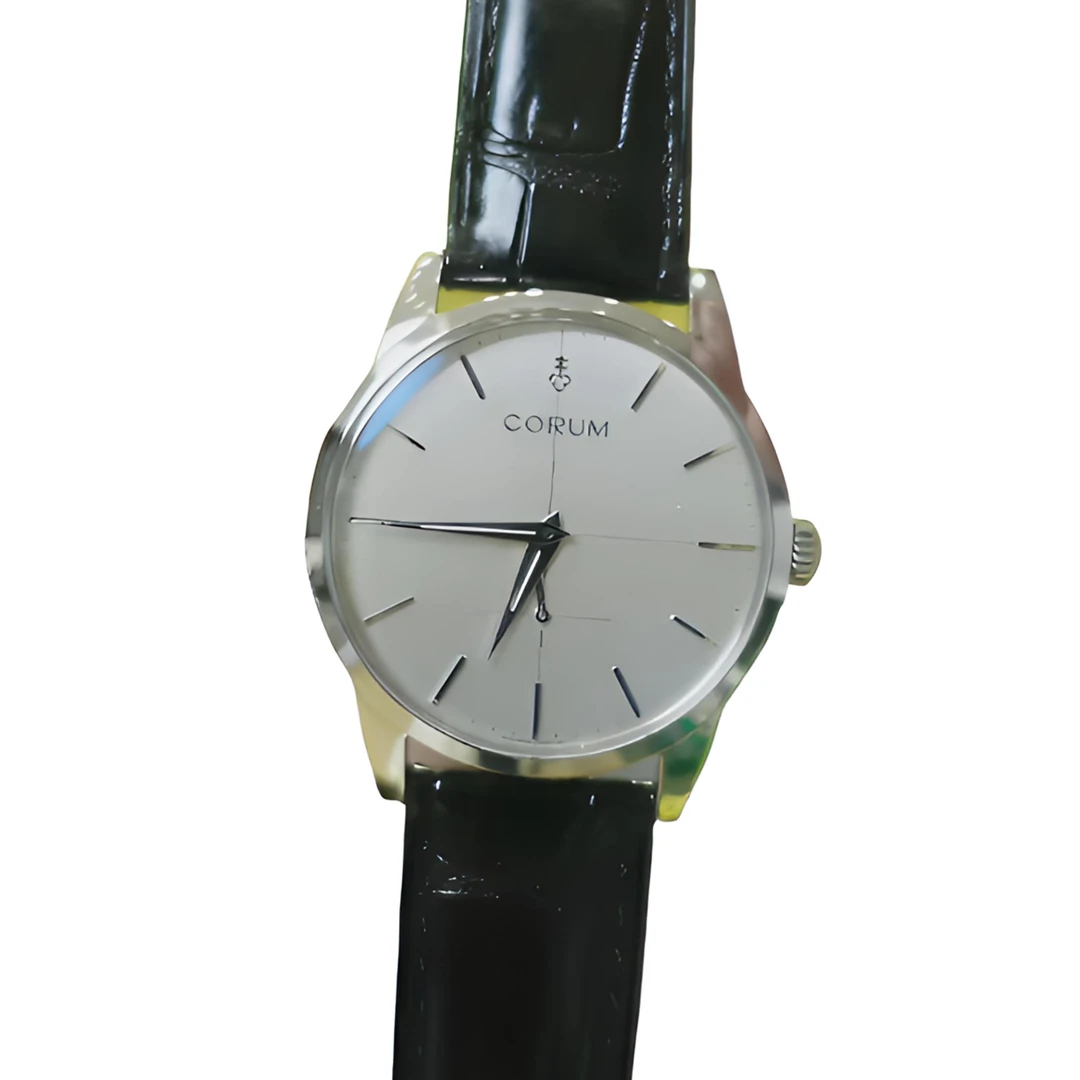 99新 CORUM/昆仑表 手动机械男表157.163.20/001表径38.5